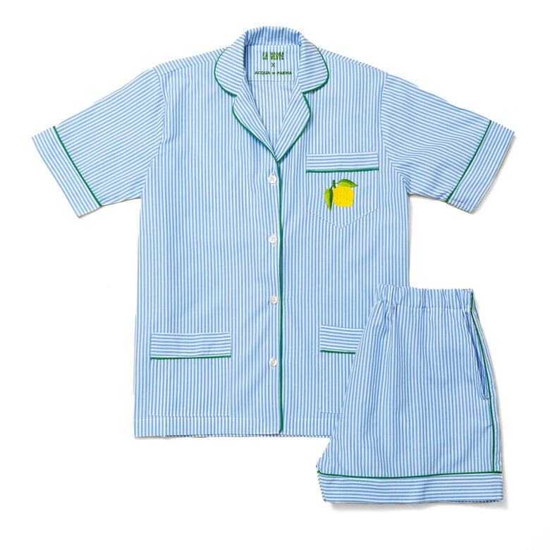 LAVESTE PAJAMAS BLUE STRIPES, SMALL, hi-res-1