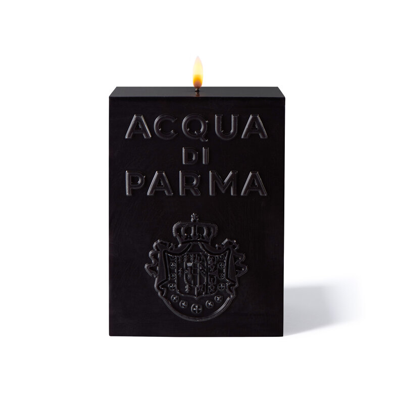 Black cube candle, ONESIZE, hi-res-1