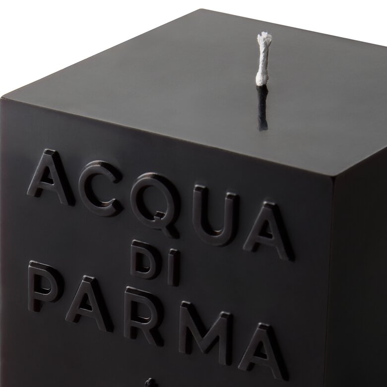 Black cube candle, ONESIZE, hi-res-1