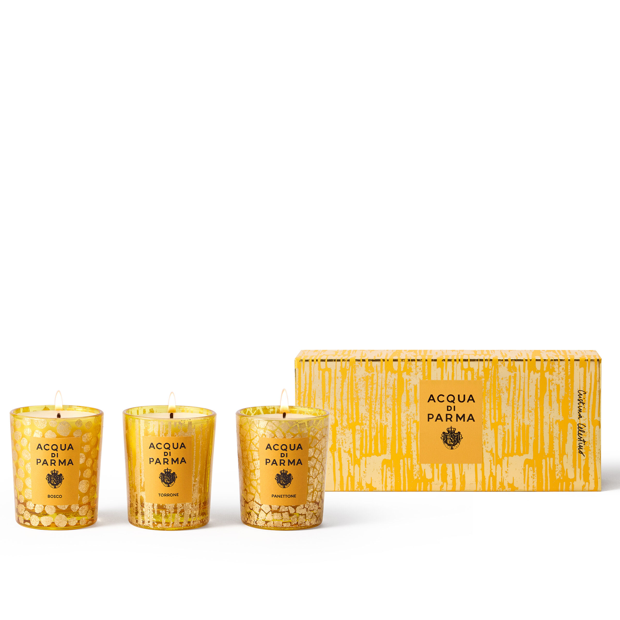 ACQUA DI PARMA アロマキャンドル 3個セット Holiday Candle Trio Gift Set - Holiday Collection | Acqua di Parma