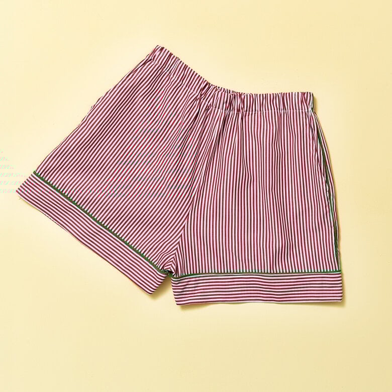 LAVESTE PAJAMAS RED STRIPES, SMALL, hi-res-1