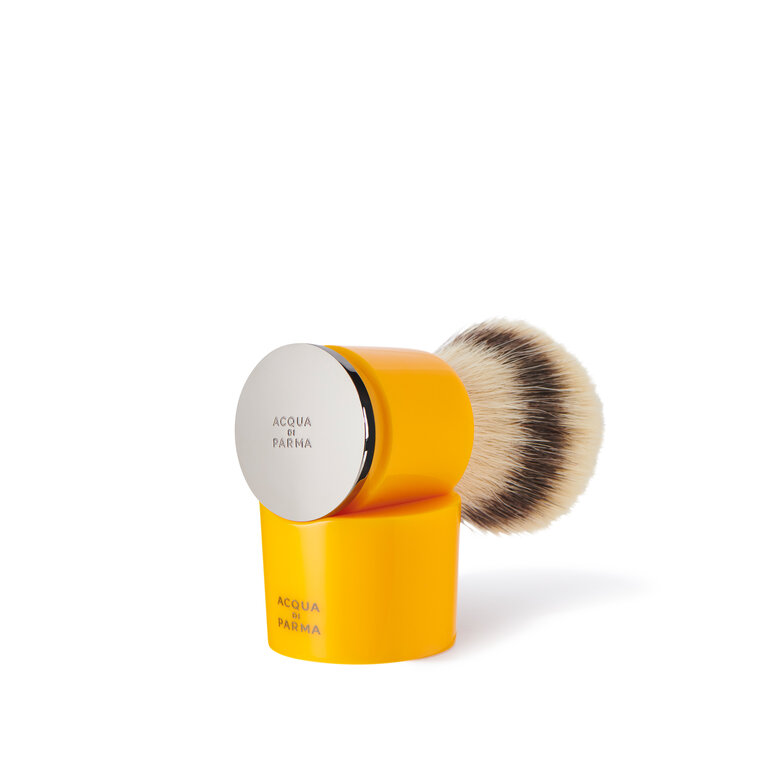 Yellow shaving brush, ONESIZE, hi-res-1