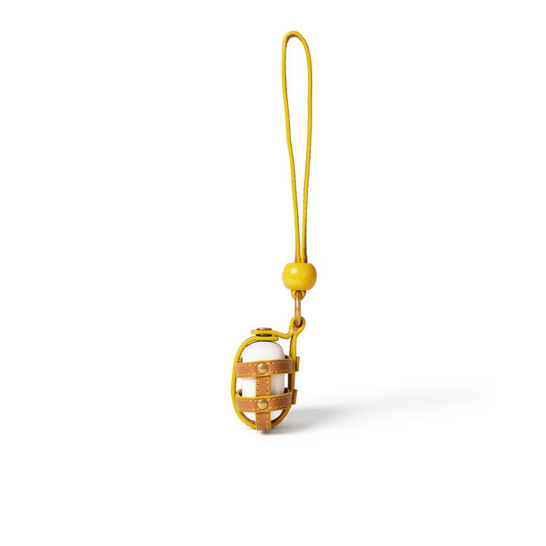 CERAMIC & LEATHER CHARM, ONESIZE, hi-res-1