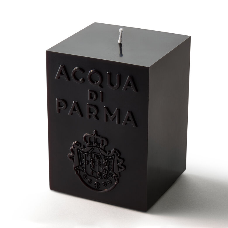 Black cube candle, ONESIZE, hi-res-1