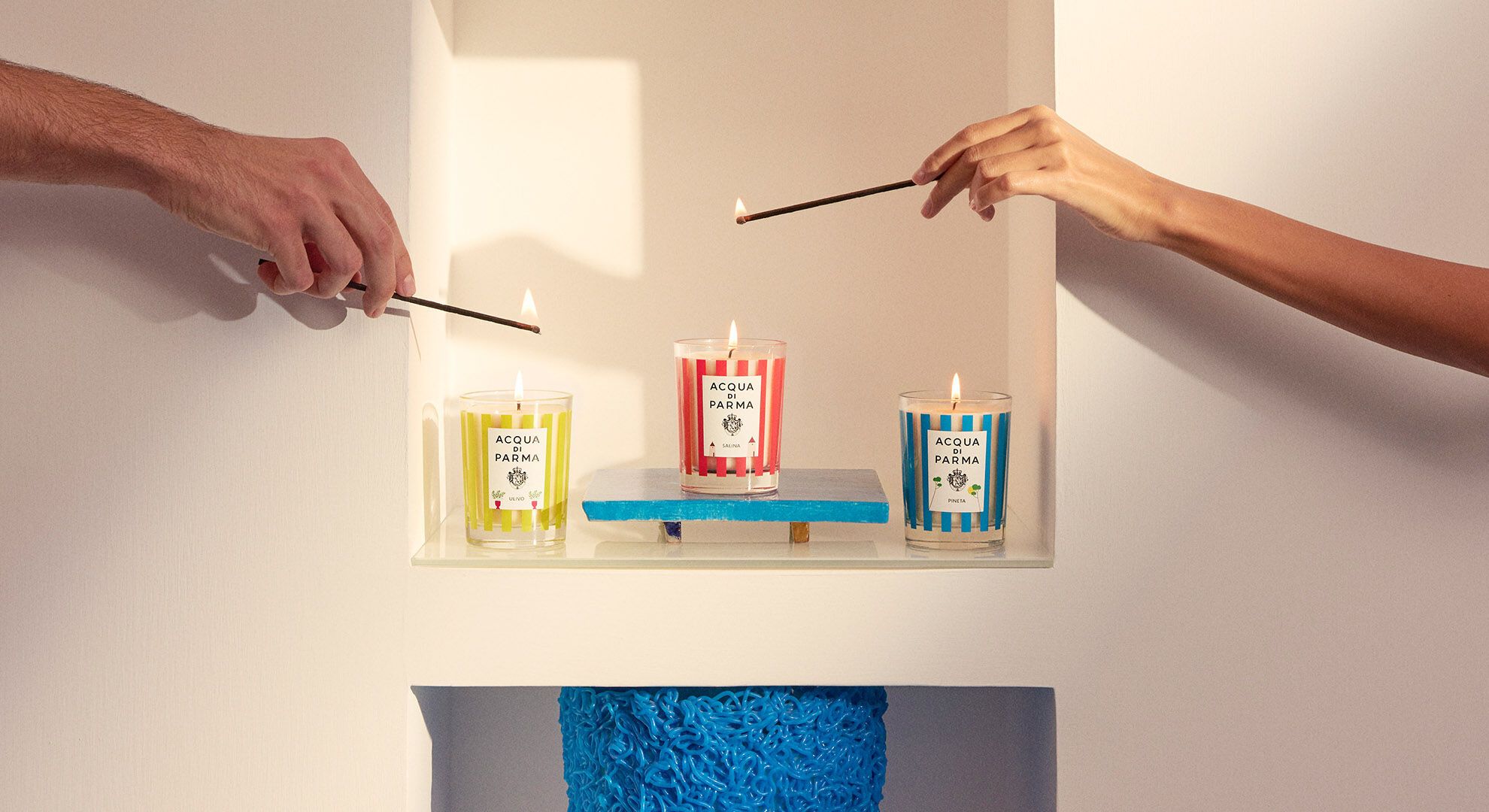 Blu Mediterraneo Candles - fragrant ambiance | Acqua di Parma