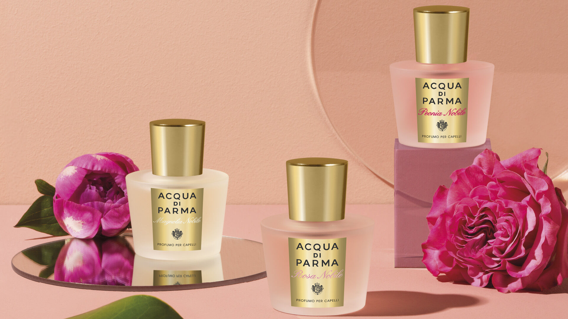 Acqua di parma 2025 rosa nobile hair mist