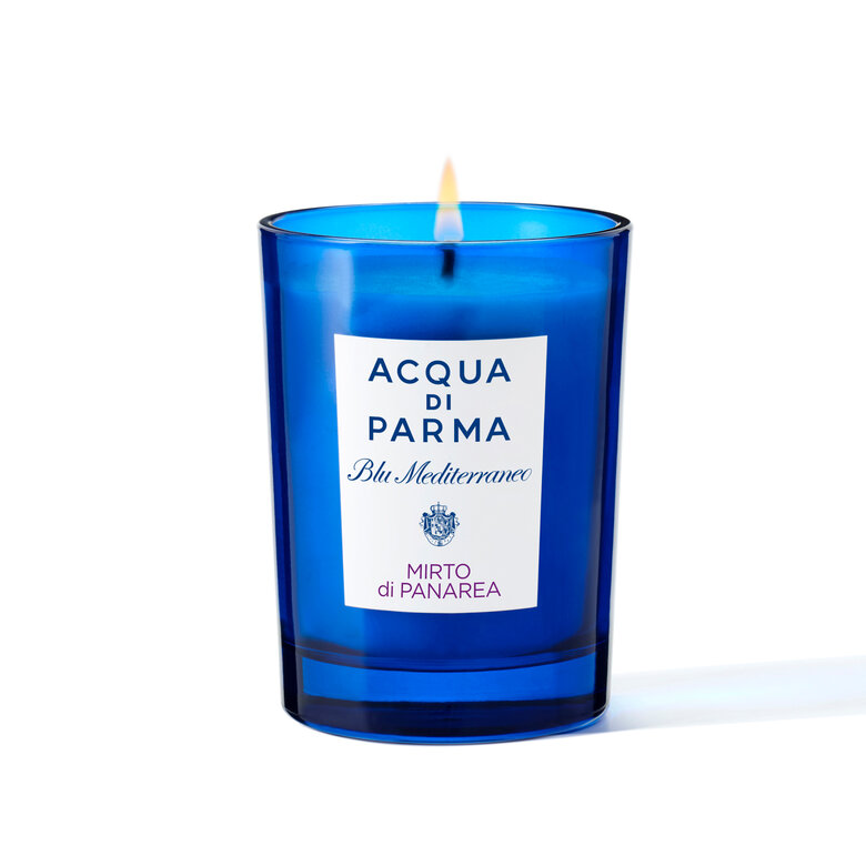 ACQUA DI PARMA MIRTO di PANREA アロマキャンドル MIRTO DI PANAREA CANDLE - BLU MEDITERRANEO | Acqua di Parma
